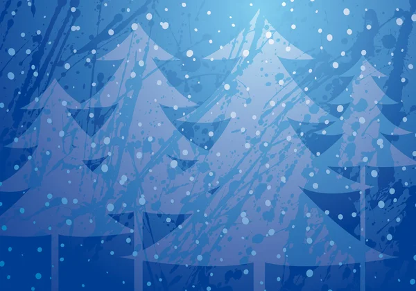 Weihnachtsbäume platschen Hintergrund — Stockvektor