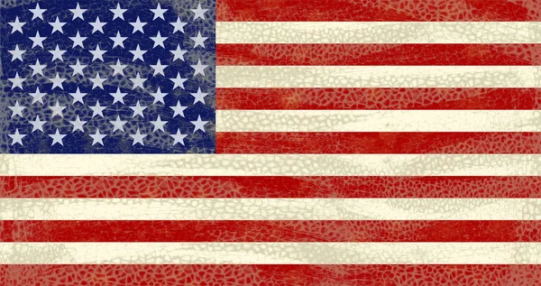 Bandiera Usa Grunge Alta Dettagliata Angosciata — Foto Stock