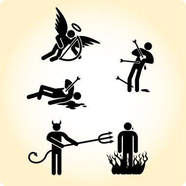 From Heaven and Hell clipart
