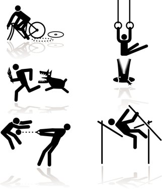 Humor olympic games - 1 clipart