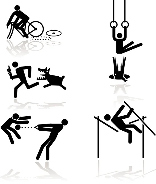 Jeux olympiques d'humour - 1 — Image vectorielle