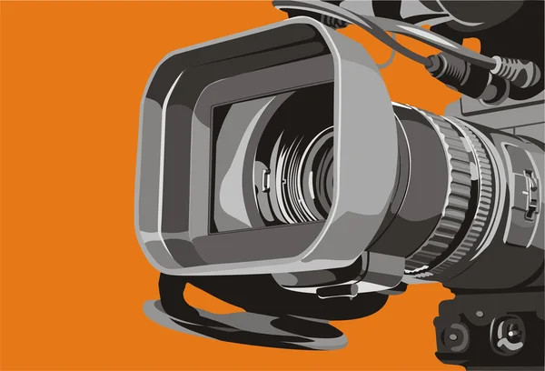 Caméra de télévision — Image vectorielle