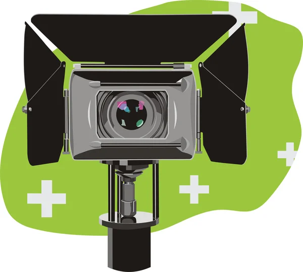 Videocamera HD — Vettoriale Stock