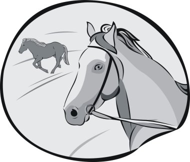 Horses clipart