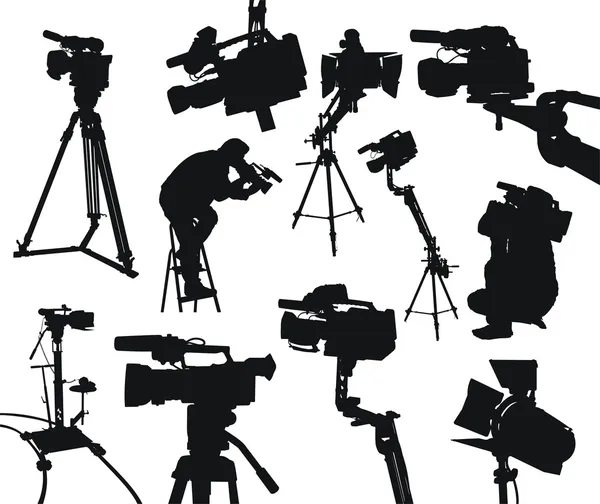Video kameralar — Stok Vektör