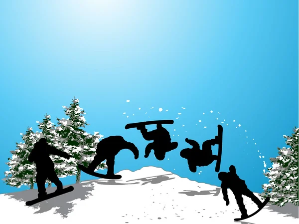 Jeux d'hiver — Image vectorielle