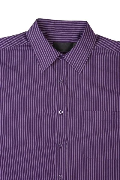Fialová s proužkem šaty košile — Stock fotografie