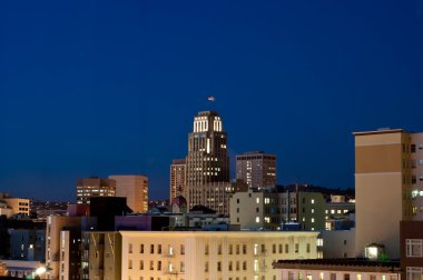 güzel san francisco şehir merkezinde gece boyunca