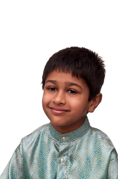 Ein Hübsches Indisches Kind Lächelt Für Dich — Stockfoto