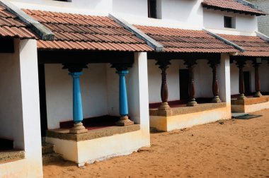 A set of row houses in Southern Tamilnadu India clipart