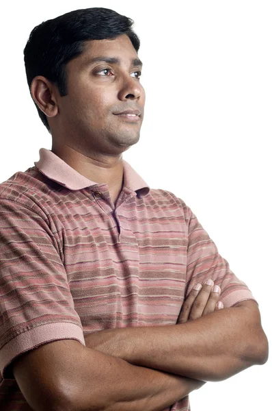 Porträt Eines Ostindischen Mannes — Stockfoto