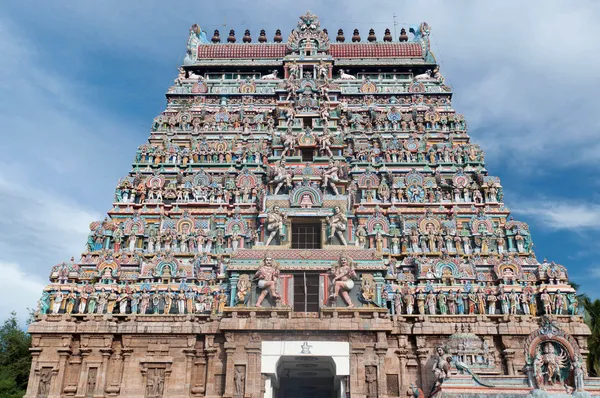 Architettura Meglio Nel Tempio Chidambaram India Meridionale — Foto Stock