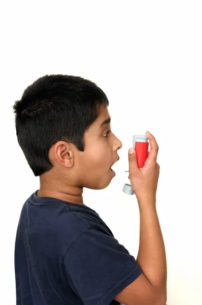 气喘 — 图库照片