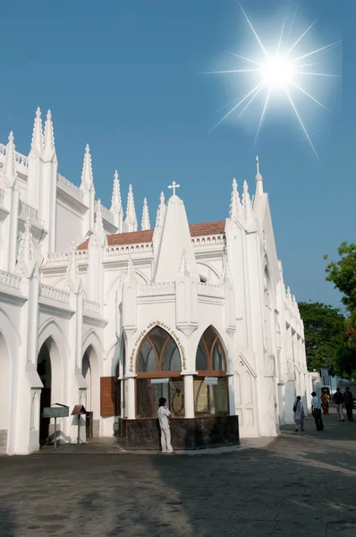 San Thome Basilica Cathedral Kyrkan Chennai Madras Södra Indien — Stockfoto