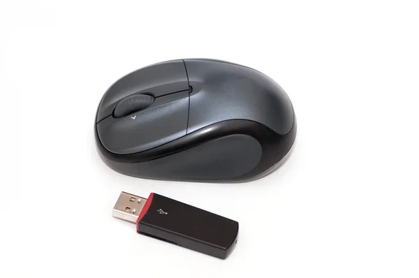 Wireless Mouse Isolated White — Stock Photo, Image