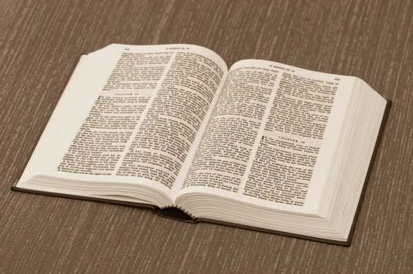 Nahaufnahme Der Heiligen Bibel — Stockfoto