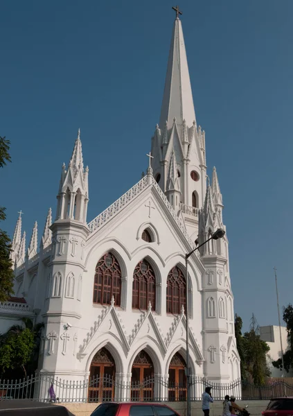 トメ聖堂聖堂 チェンナイ マドラス 南インドの教会 — ストック写真