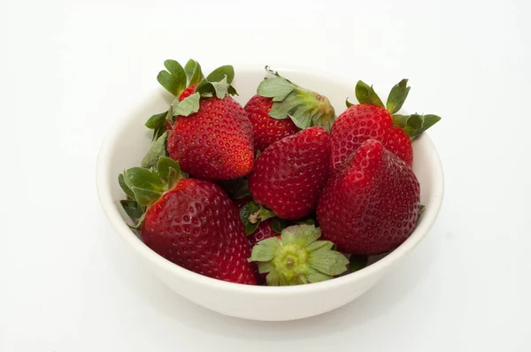 stock image Strawberries isolated over white background