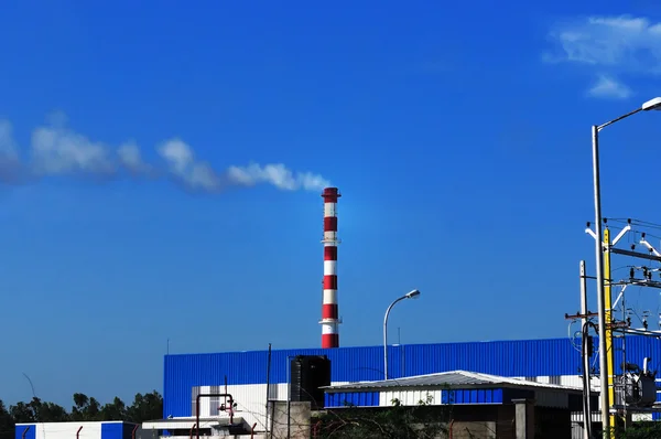 Factories Emiting Toxic Gas Polluting Environment — Stock Photo, Image