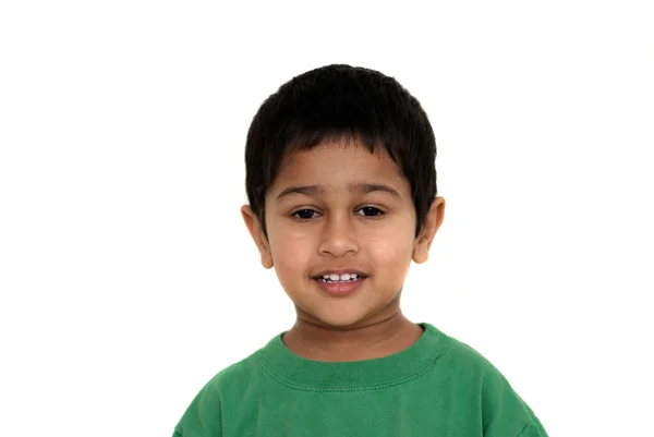 Красивий Індійська Kid Посміхаючись Красиво — стокове фото