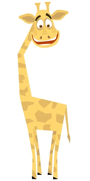 Cheerful giraffe — Stock Vector