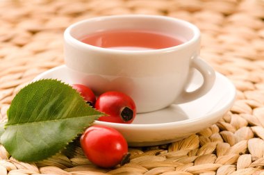 Rose hip tea clipart