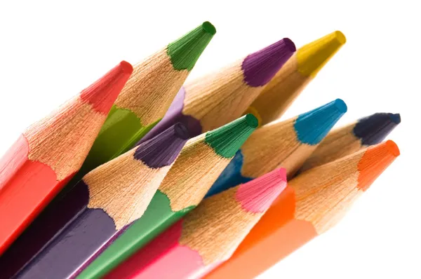 彩色铅笔的集合 — 图库照片