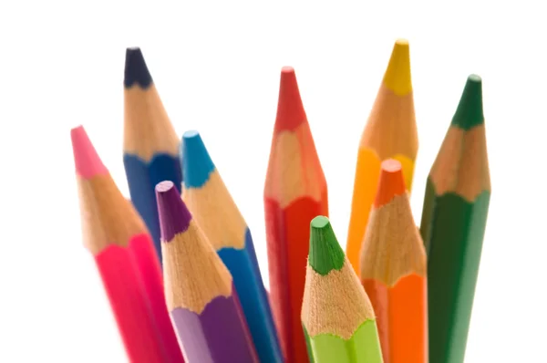 Renkli kalemler topluluğu — Stok fotoğraf
