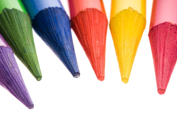 Συλλογή από πολύχρωμα μολύβια — Φωτογραφία Αρχείου