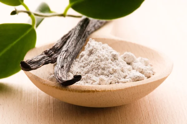 Aromatik şekerli vanilya fasulye — Stok fotoğraf