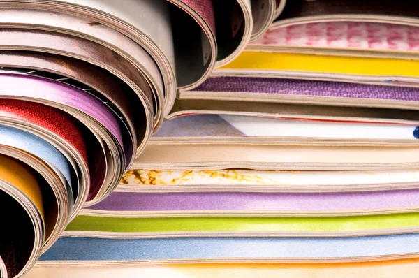 stock image Stack of magazines