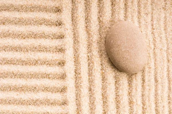 Zen. Stone and sand — Stock Photo, Image