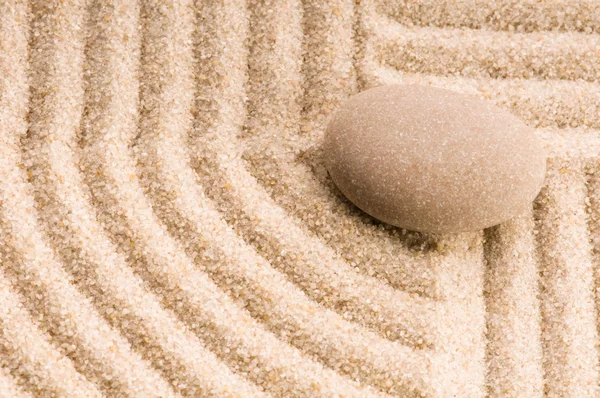 Zen Stein Und Sand — Stockfoto