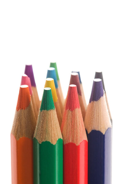 Collection of colorful pencils