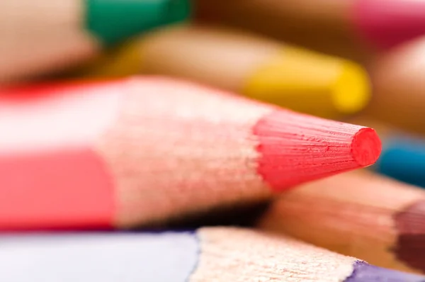 Kolekce barevné tužky — Stock fotografie