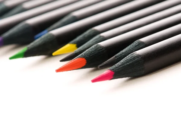 Színes Ceruzák Gyűjteménye — Stock Fotó