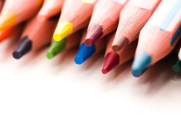 Zbiór ołówki kolorowe — Zdjęcie stockowe