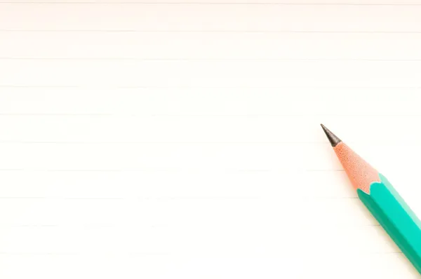 Penna och tom anteckningsbok — Stockfoto