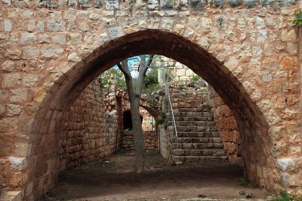 Фортеця Yehiam Ізраїлю — стокове фото