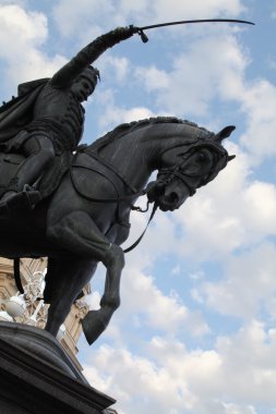 Jelacic Square. City Centre, Upper Town, Zagreb, Croatia clipart