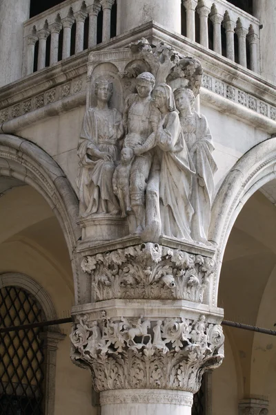 Фасад Палацу Дожів Венеції Італія — стокове фото