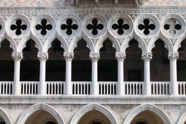 Ünlü Doge Sarayı Venedik Talya Eski Mimari — Stok fotoğraf