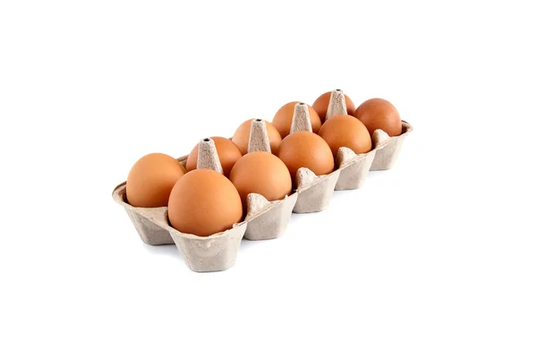 Αυγά σε χαρτοκιβώτιο — Φωτογραφία Αρχείου