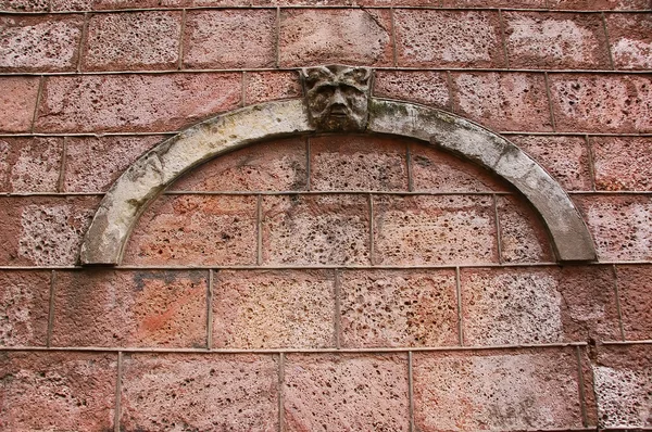 Τοίχο με το πρόσωπο του σοβά — Φωτογραφία Αρχείου
