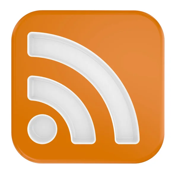 Simbolo RSS 3d — Foto Stock