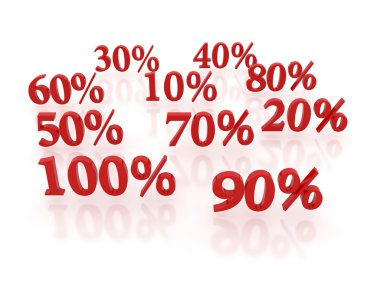 Percent background clipart