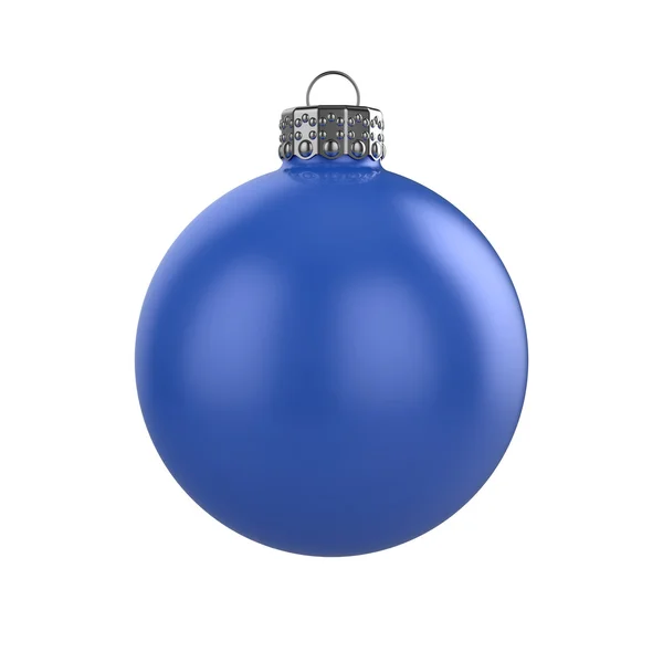 Bauble Natal azul — Fotografia de Stock