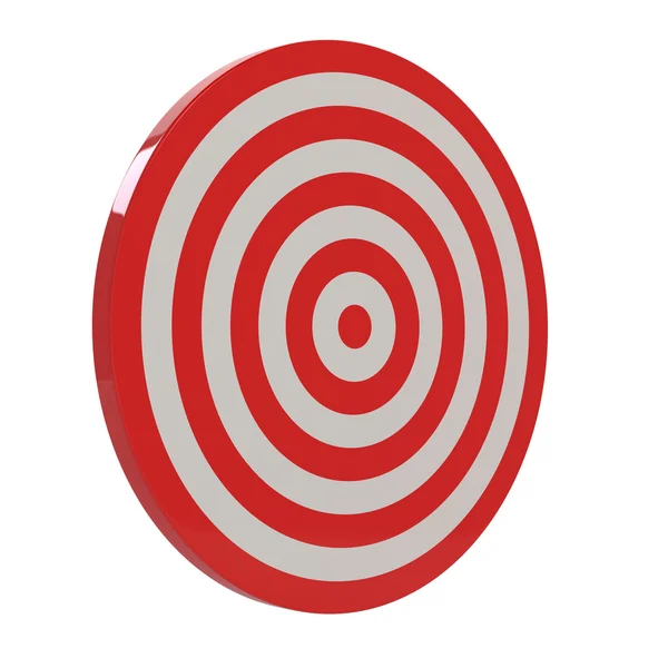3d red target — Stock Photo, Image