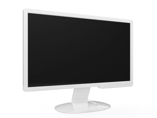 Breedbeeld LCD-monitor — Stockfoto