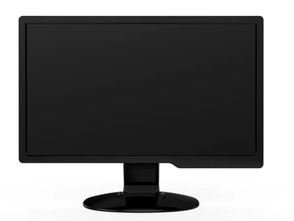 Breedbeeld LCD-monitor — Stockfoto